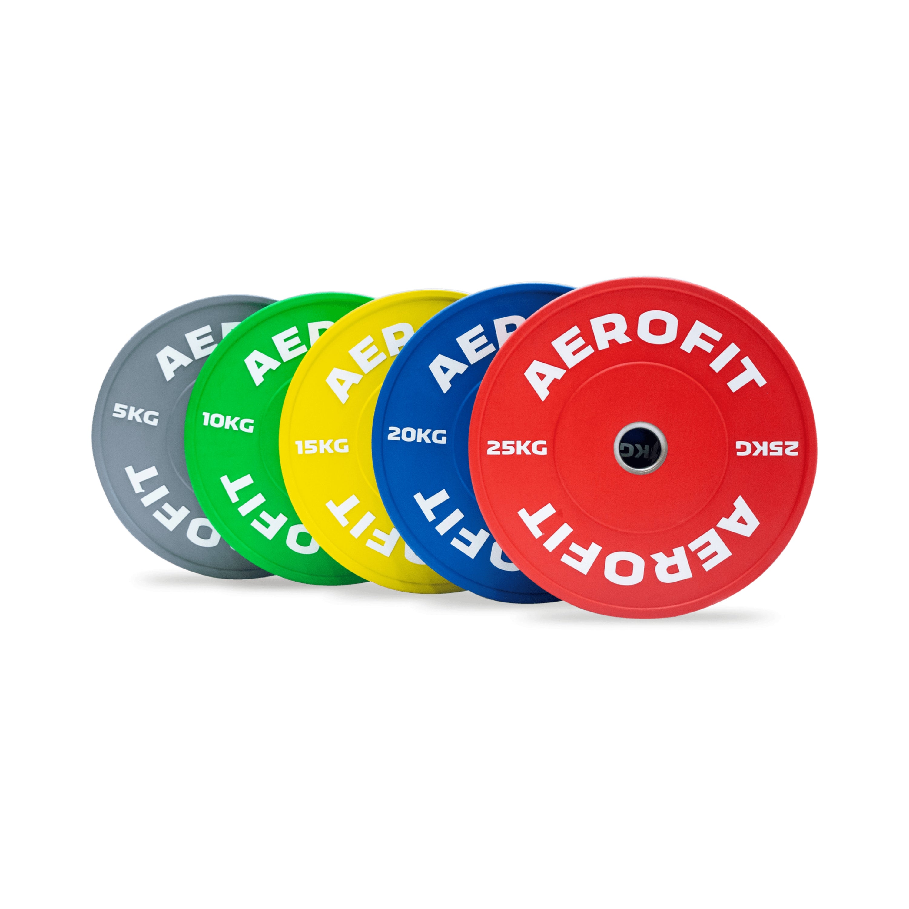 Aerofit Rubber Bumper Plates – Color