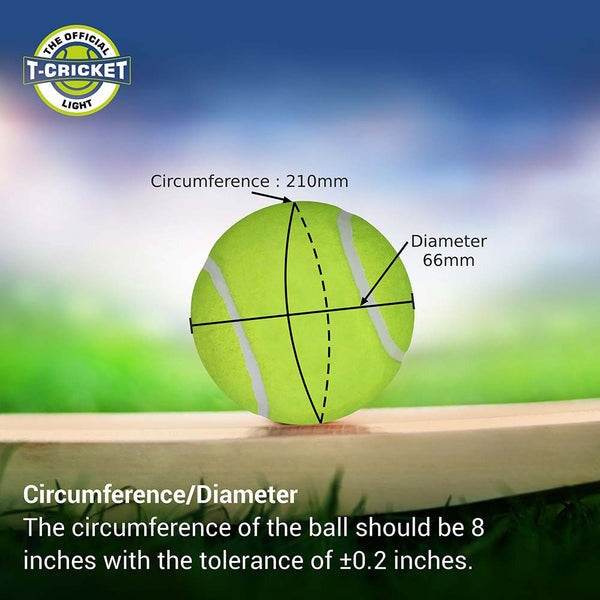 Nivia Lite Red / Yellow Cricket Tennis Ball