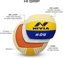 Nivia Hi Grip Multi Color Volleyball