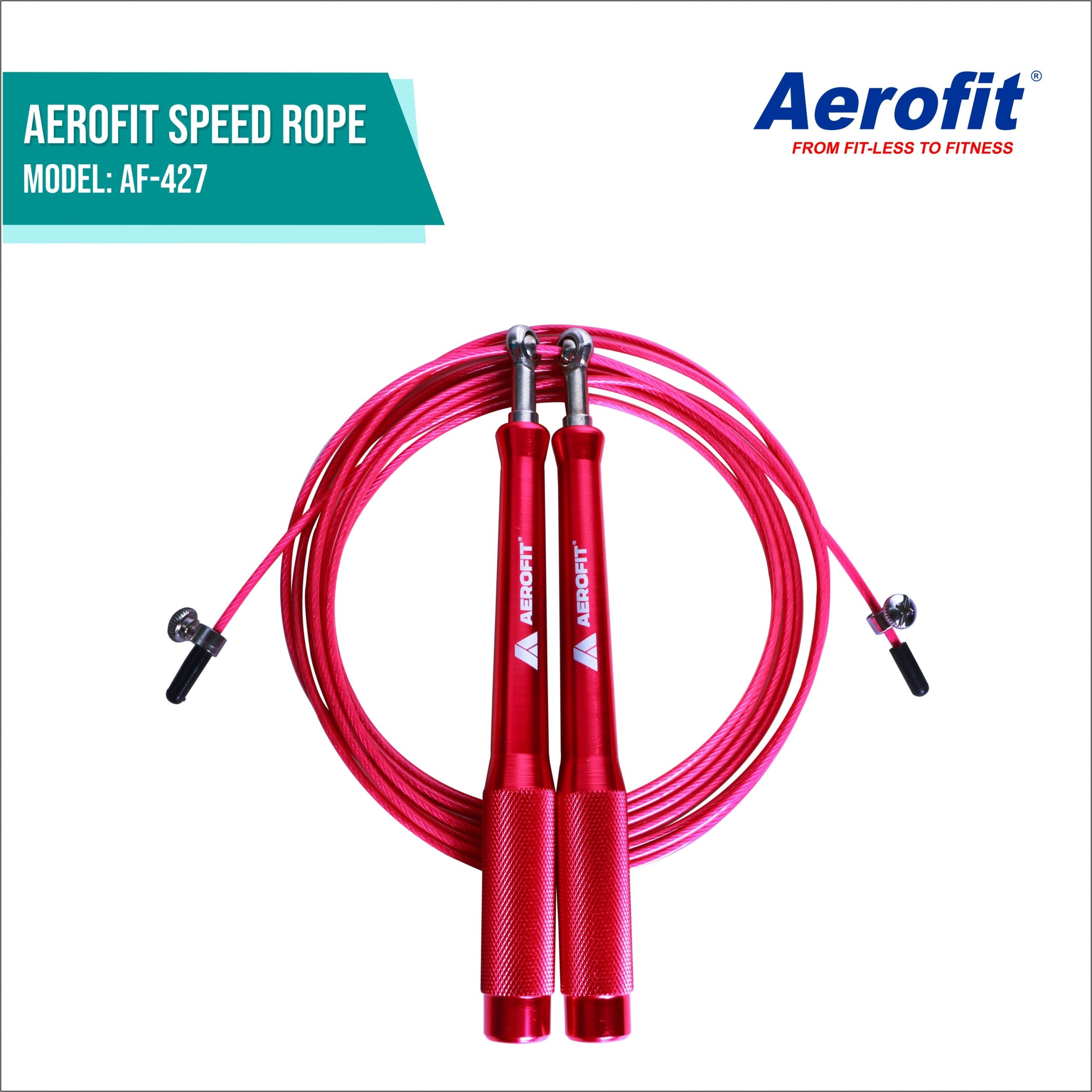AF-427SJR Speed Jumping Rope – Pink