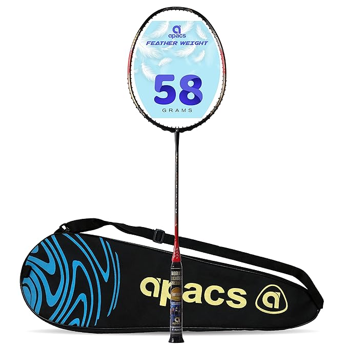 apacs FEATHER WEIGHT 55 8U5G バドミントン ラケット Apacs Feather Weight 55 Badminton Racket – Sachdev Sports Co. Pvt Ltd