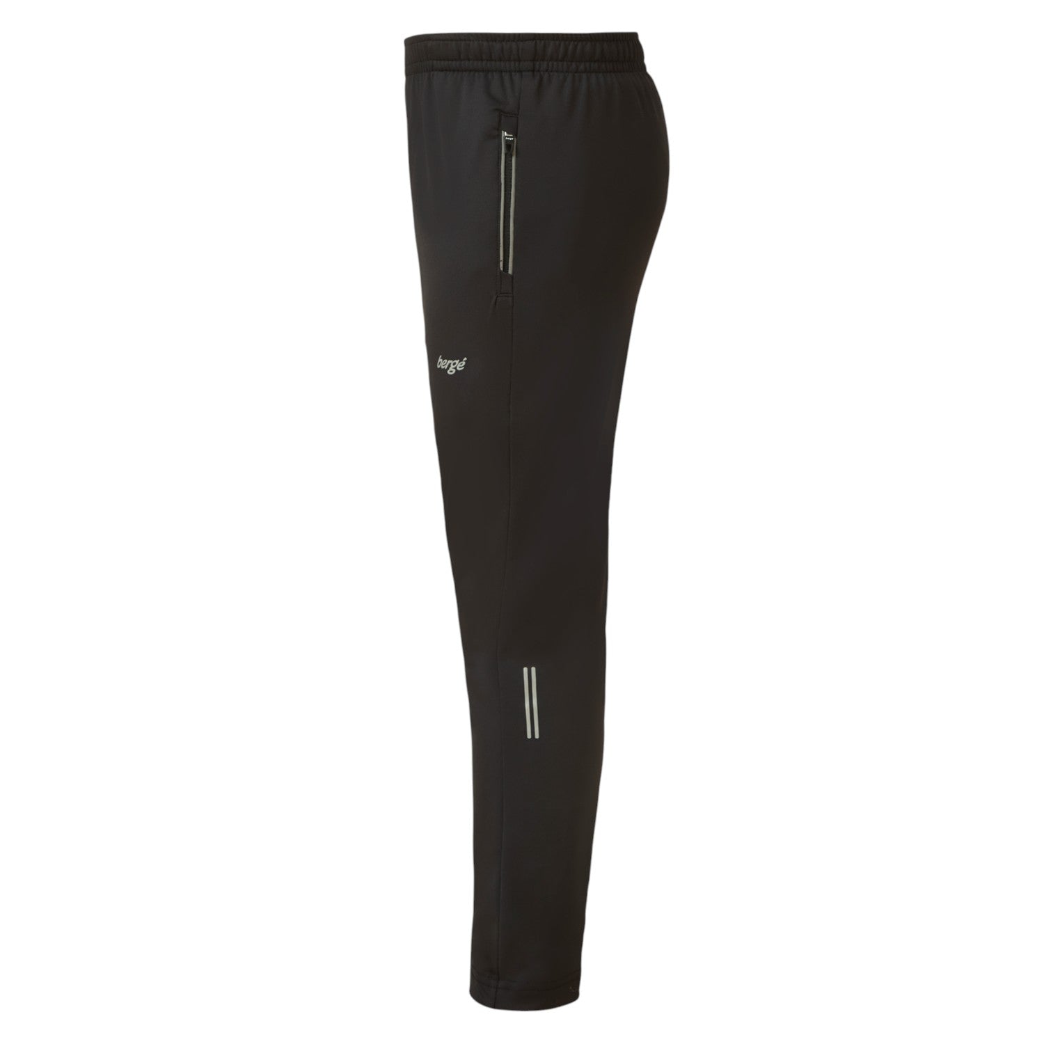 Black pants with a Durable Berge Boys Track Pants 9114 suitable for school sports, running, and fitness sessions