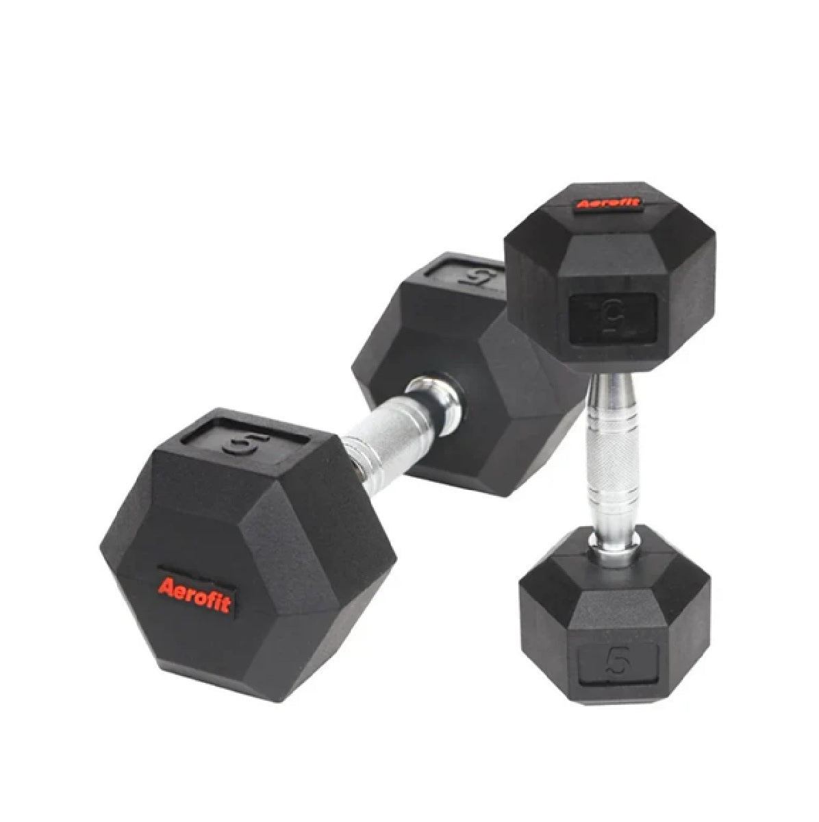 Aerofit Rubber Head Hex Dumbbells