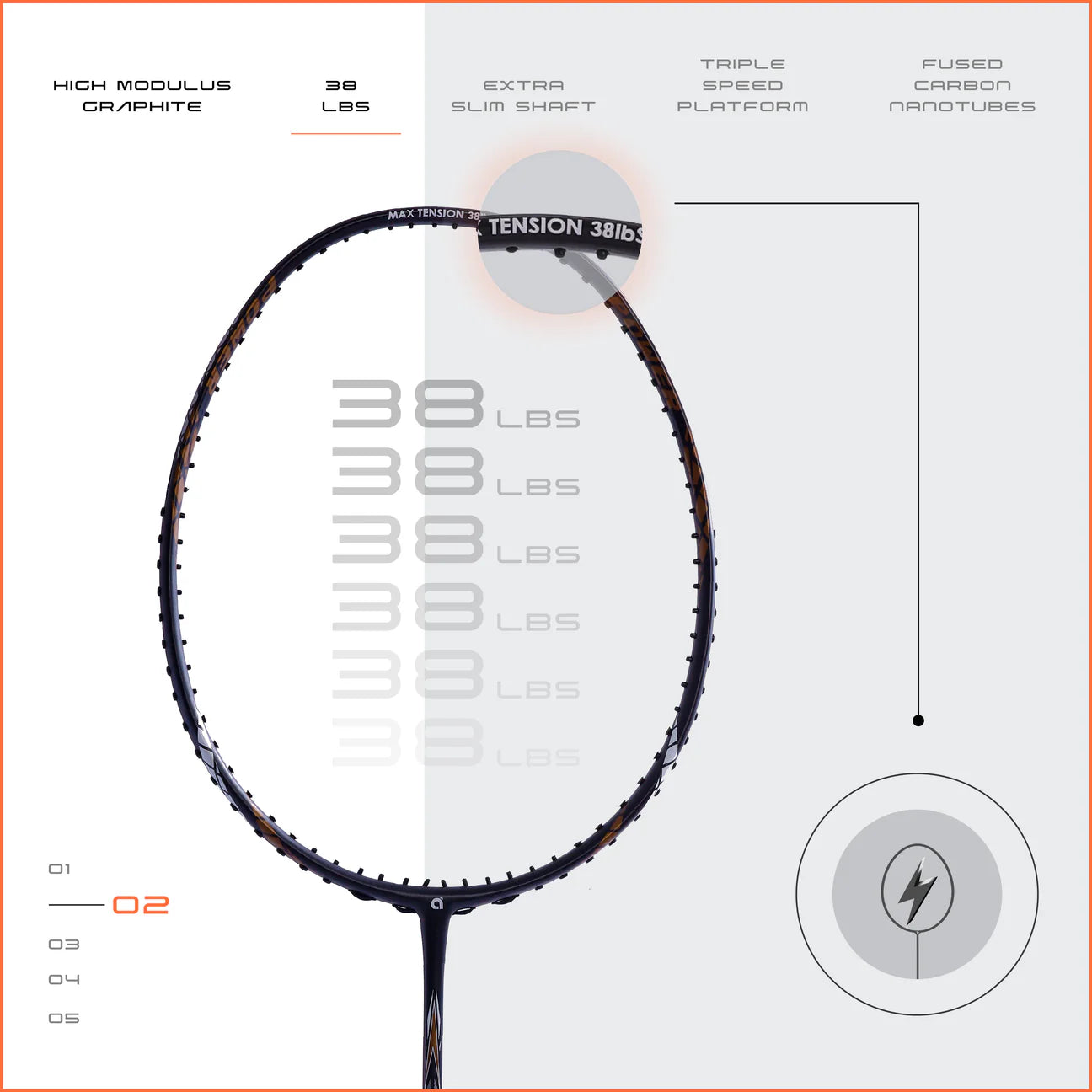 Apacs Finapi 232 Badminton Racket