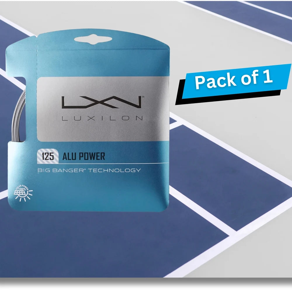 Luxilon ALU Power 125 Tennis String Silver