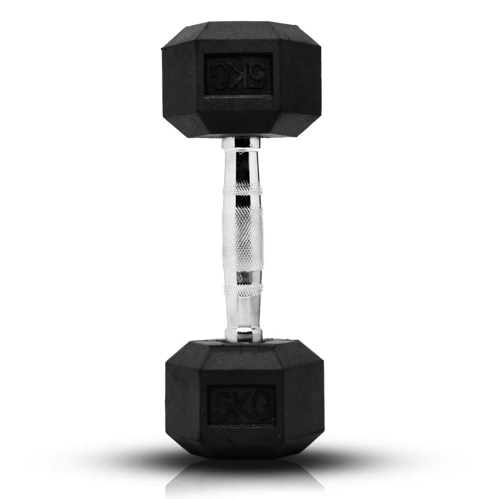 Aerofit Rubber Head Hex Dumbbells