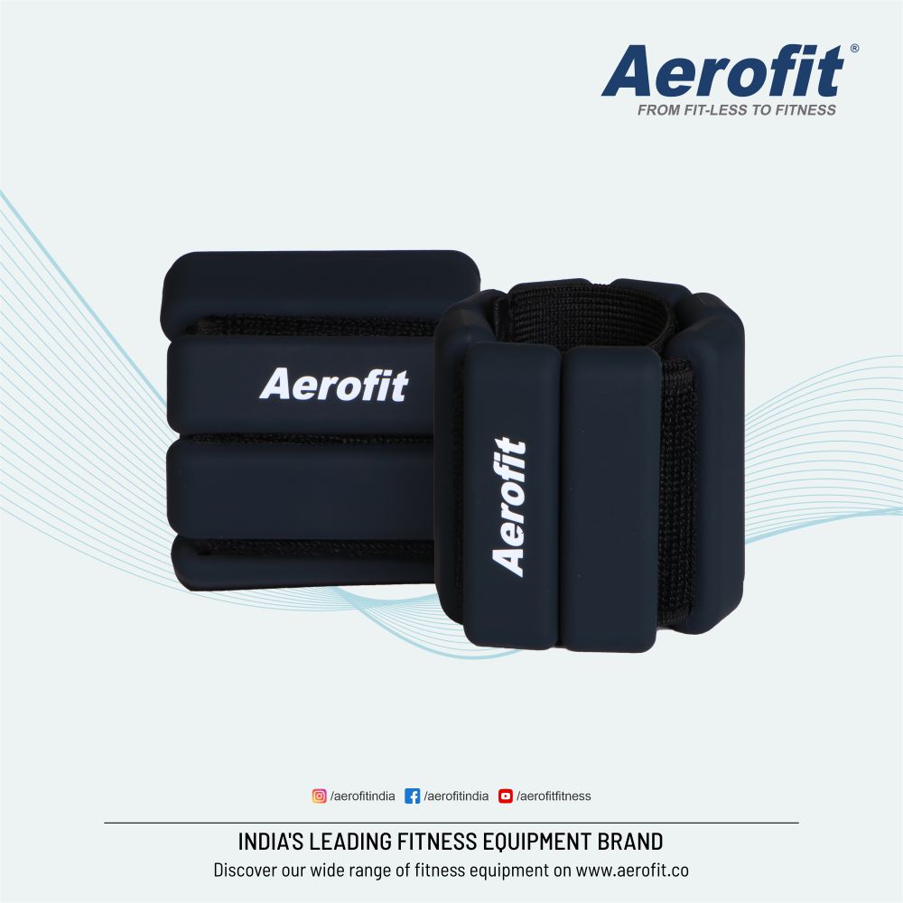 Aerofit Silicone Adjustable Ankle Weights (Pair)