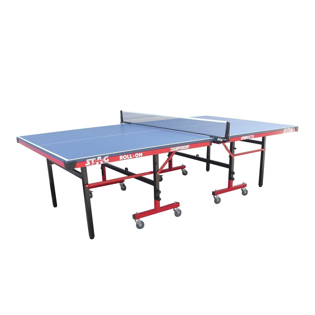 Stag Table Tennis Table Championship Model, 22 mm Thickness, With Wheels