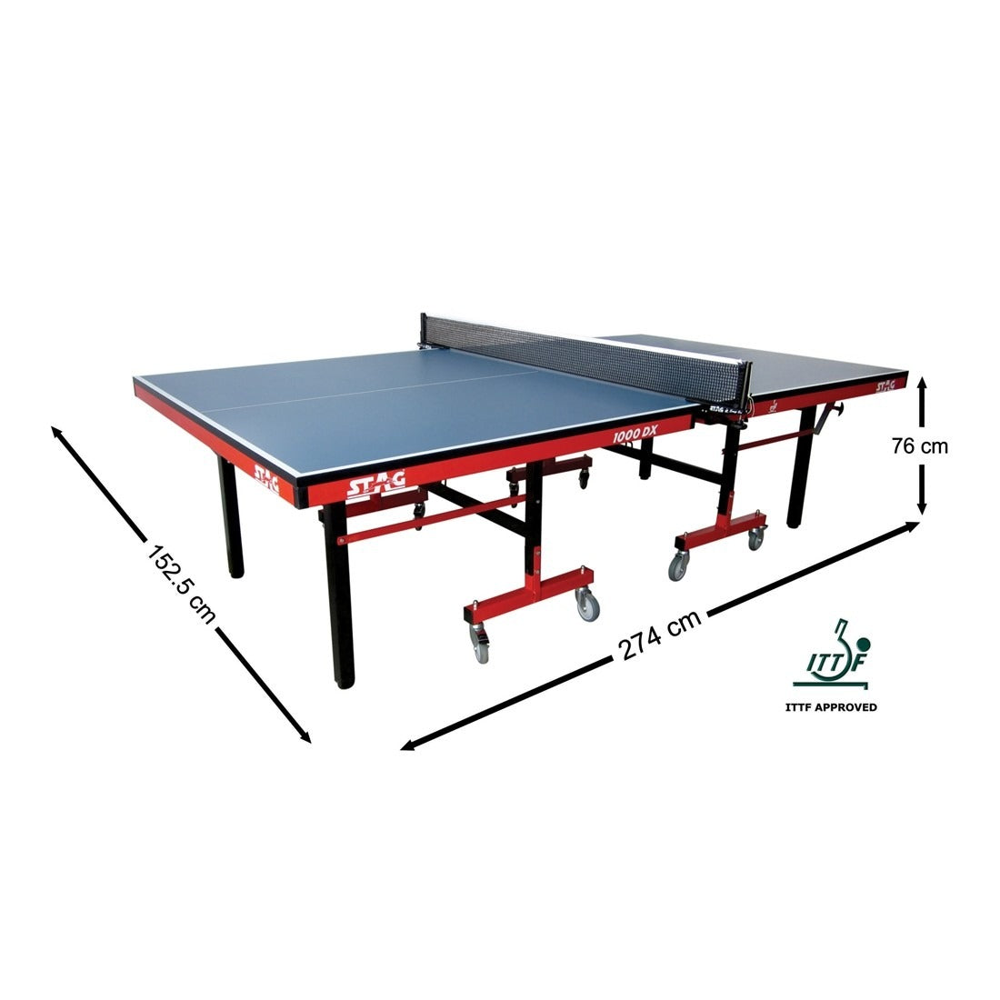 Stag Table Tennis Table  International 1000 DX