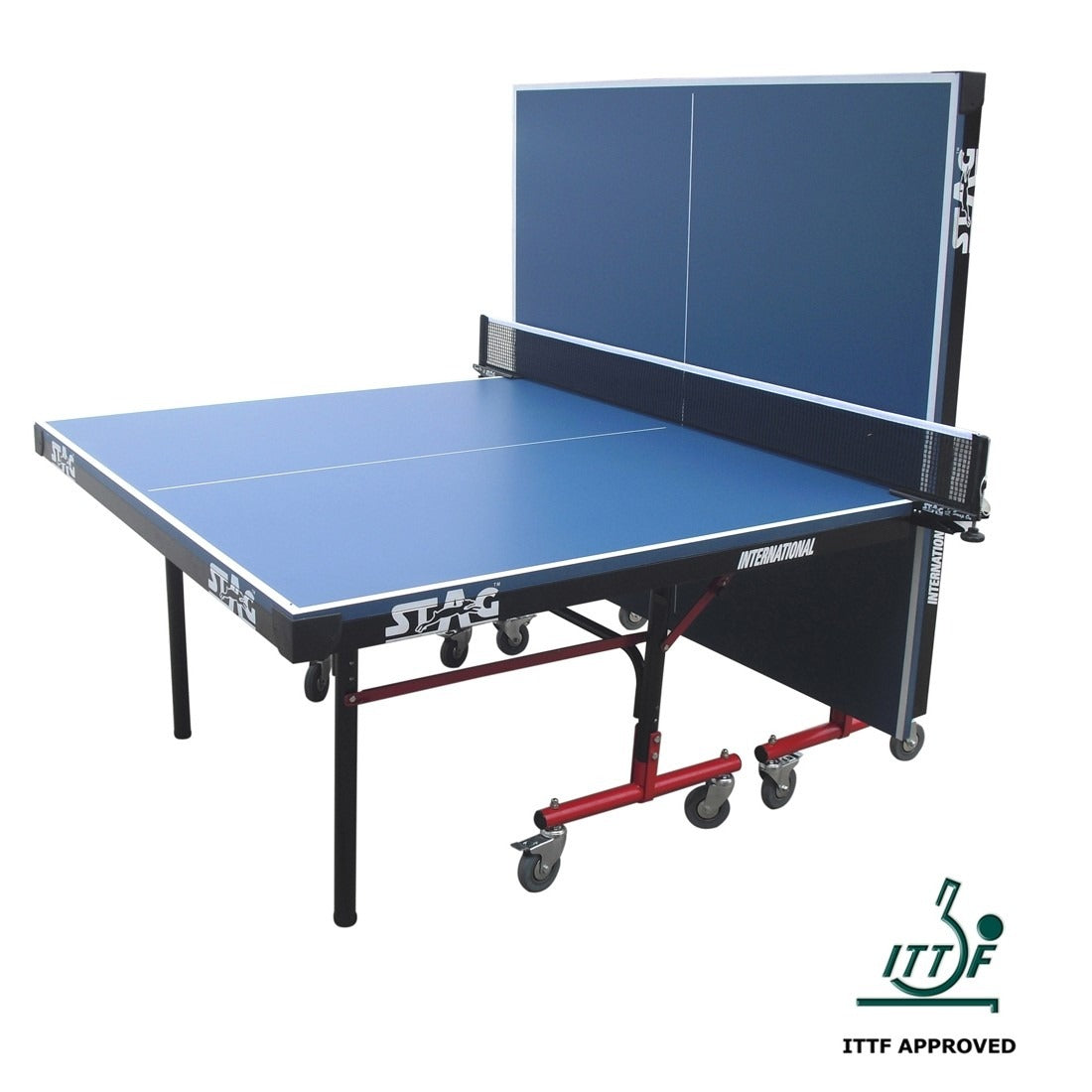 Stag Table Tennis Table  International Model, 25 mm Thickness, With wheels