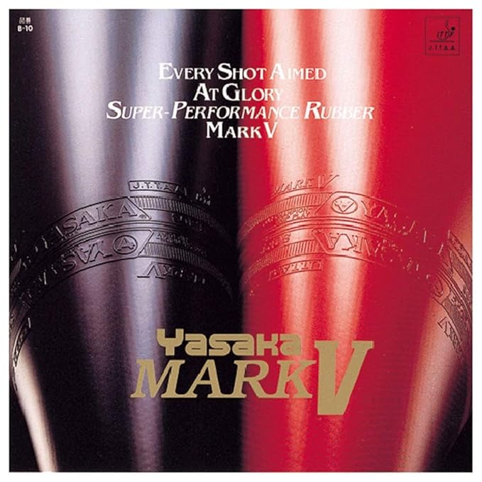Table Tennis Rubber Yasaka Mark V Black