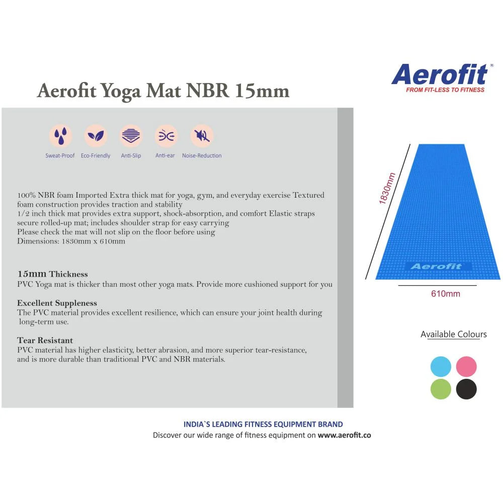 AF NBR 15 MM Yoga Mat