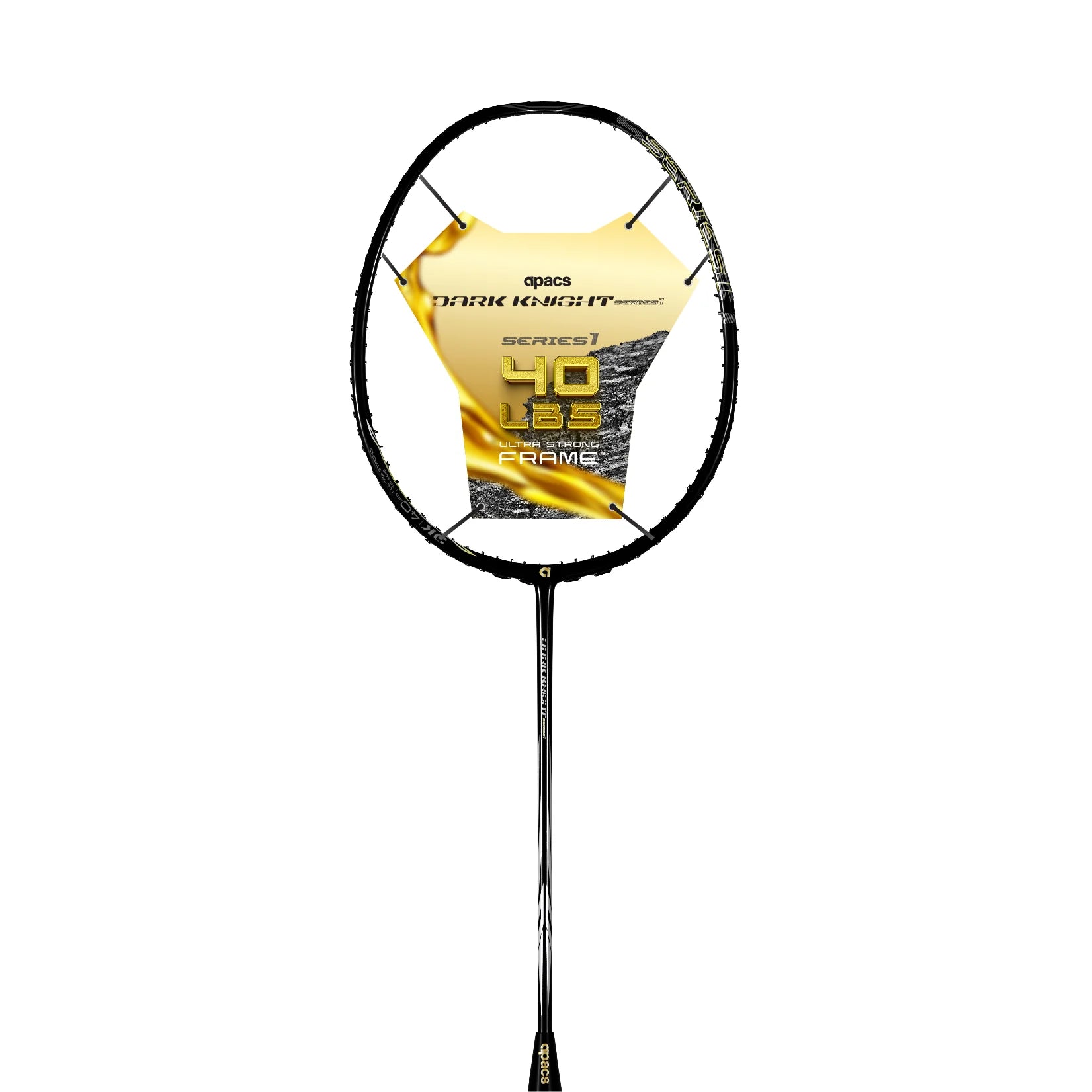 Apacs Dark Knight badminton racket G4 medium-stiff shaft