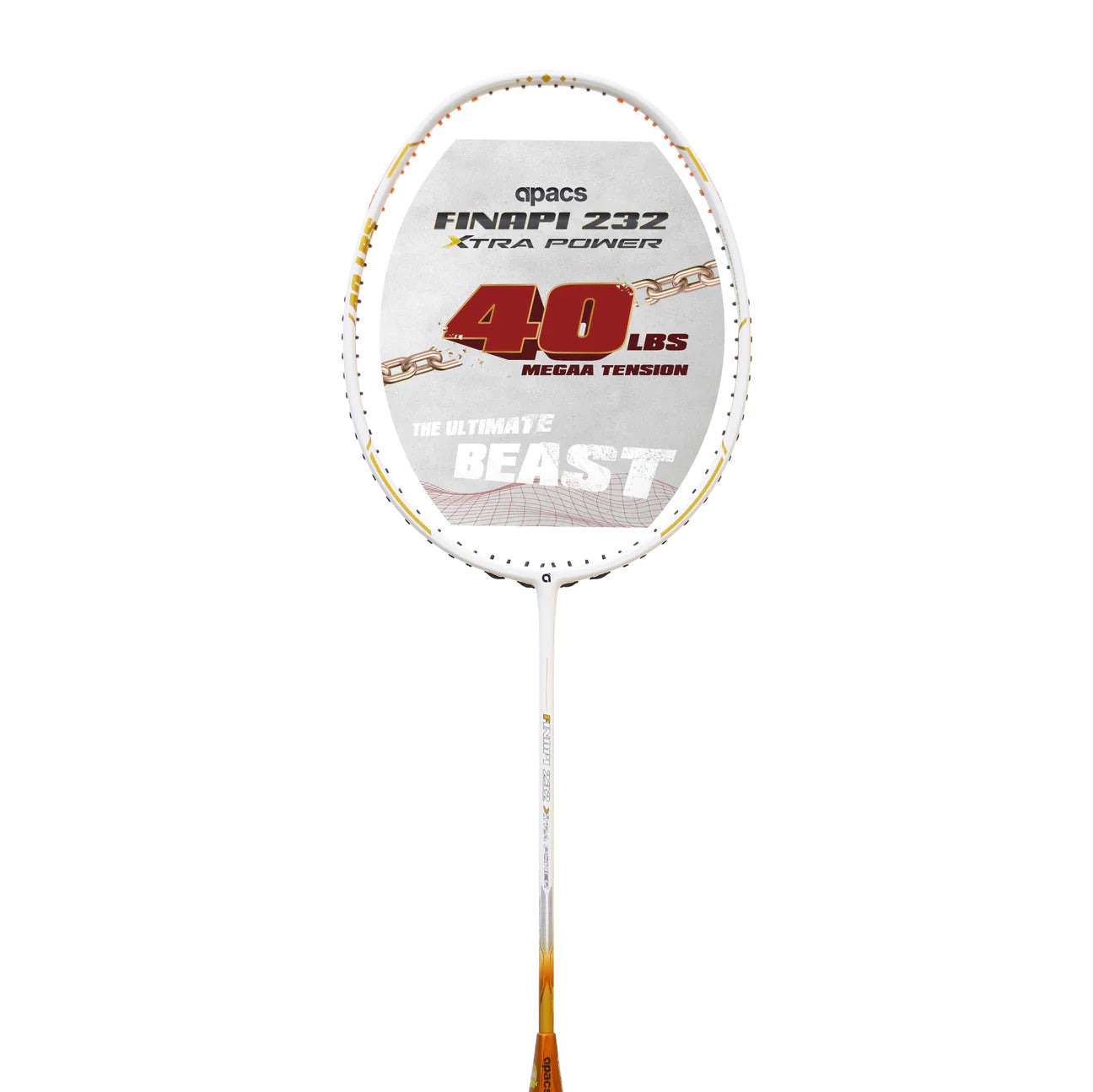 Apacs Finapi232 Xtra Power badminton racket with head-light balance
