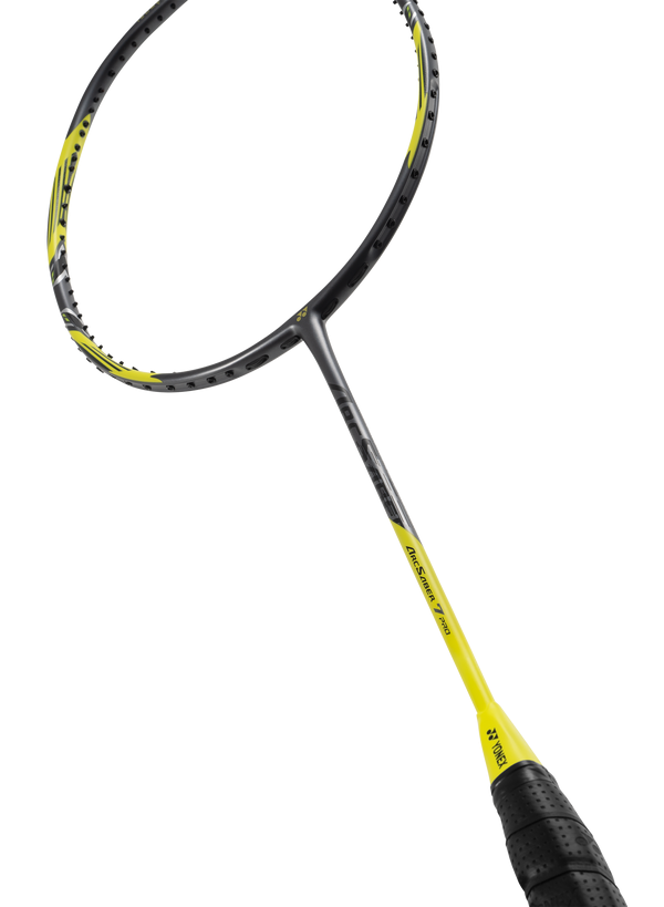 Arcsaber 7 Pro badminton racket with Ultra Slim Shaft and isometric head