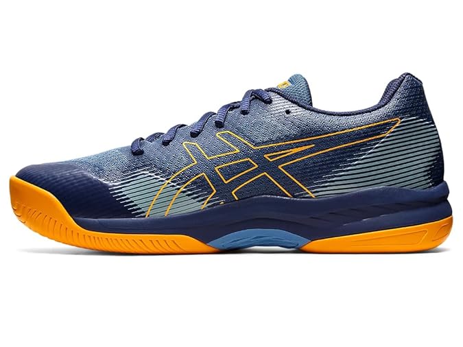 ASICS Court Hunter 2 badminton shoes with flat heel design