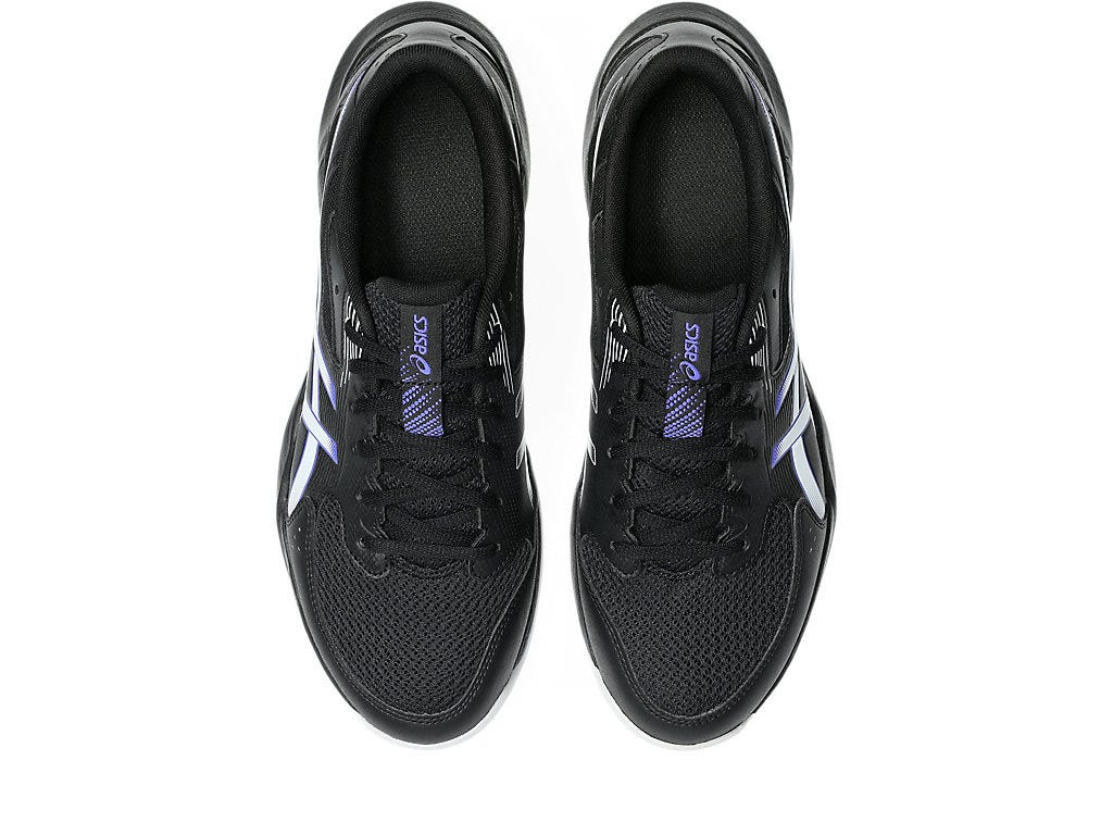 Black running shoes ASICS GEL Rocket 12 badminton shoes with non-marking outsole