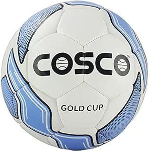 Cosco Gold Cup size 5 hand stitched football with true flight for training and competitive matches