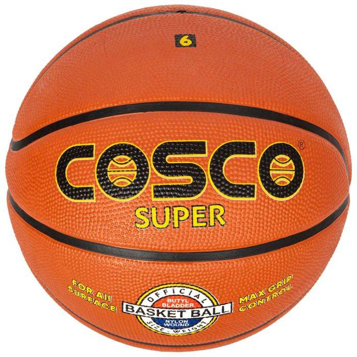 Cosco Super size 6 rubberized basketball with hand-stitched panels