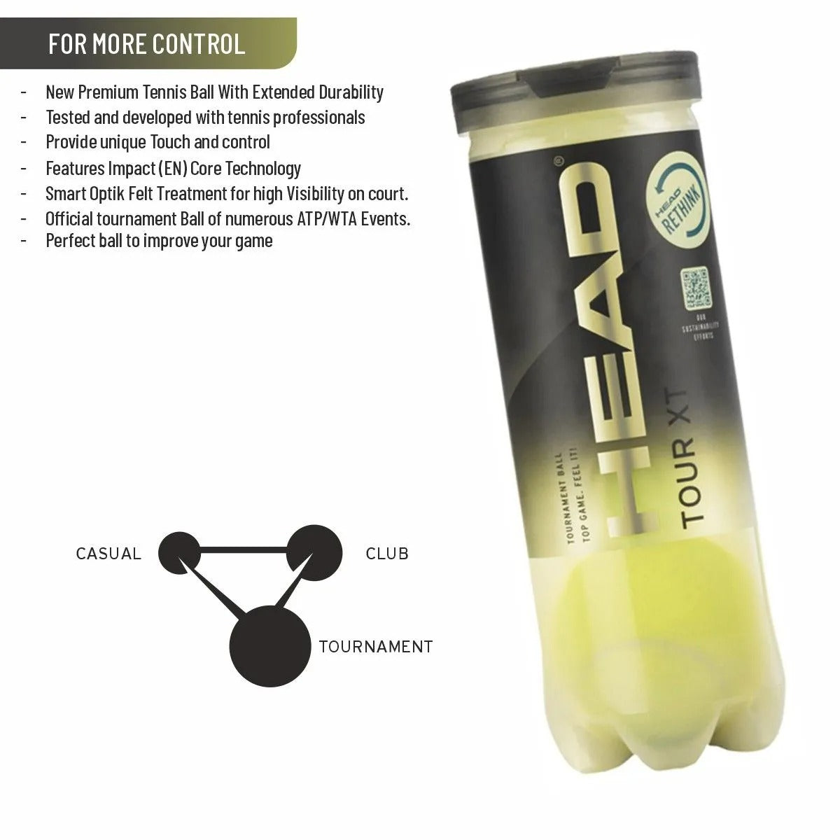 Tennis Balls Head 3B Tour XT