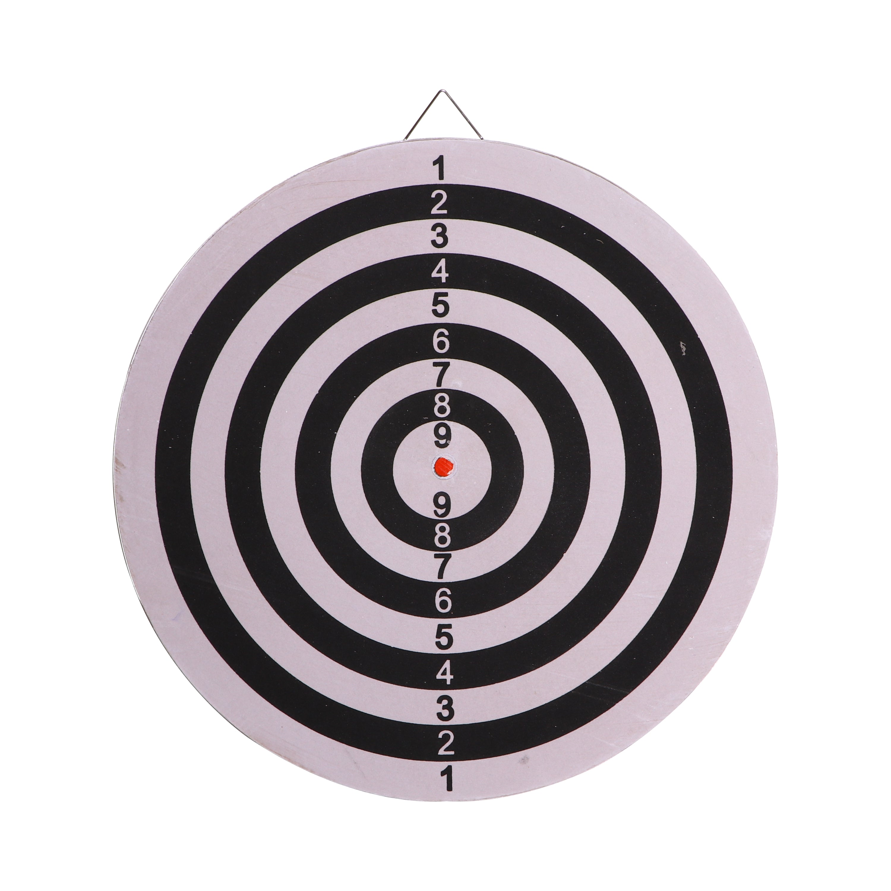 Dartboard with black concentric circles Heavy Dart Board 17 inch professional quality with wall mounting kit