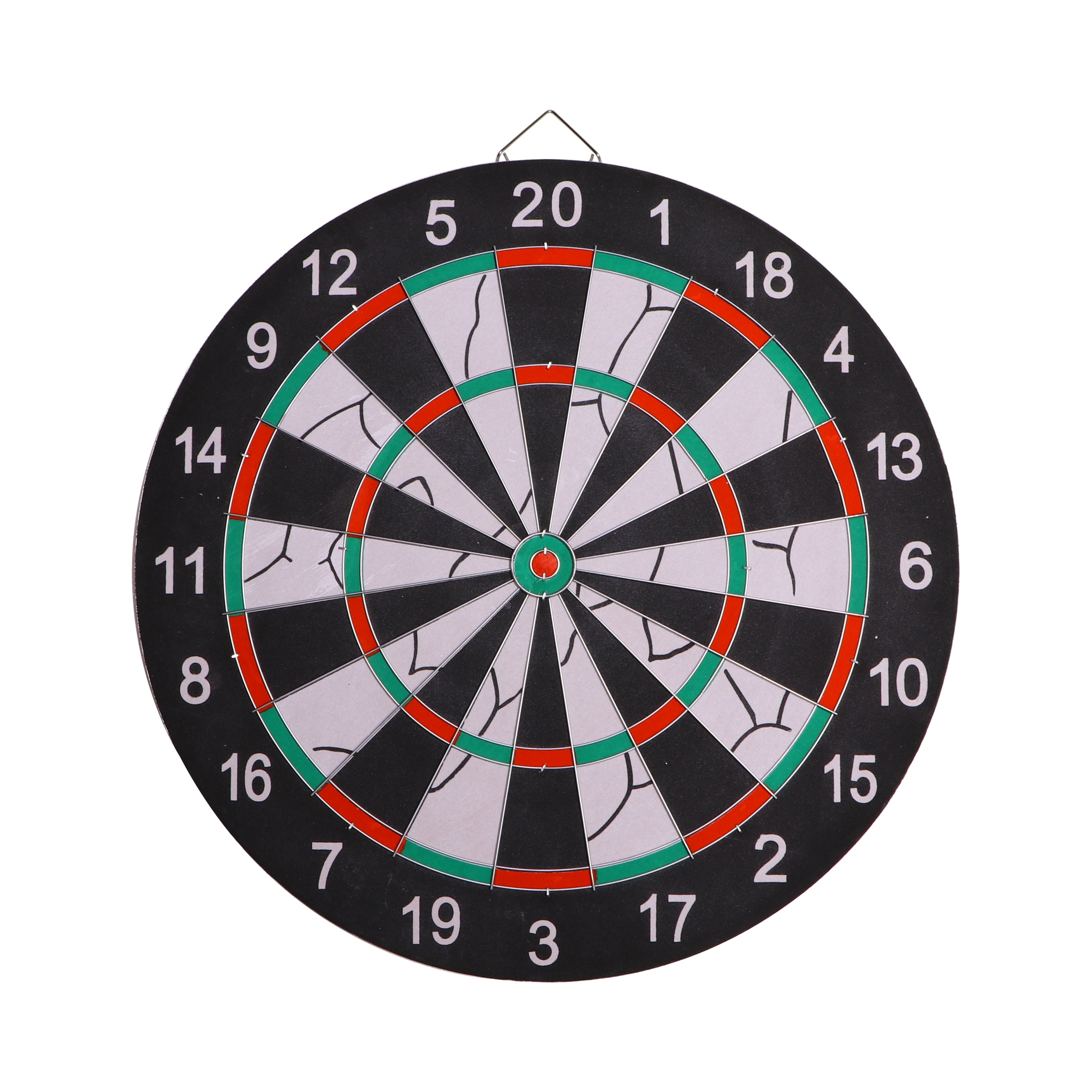 Dartboard with numbered sections High density fiber dart board for home, clubs and tournament play