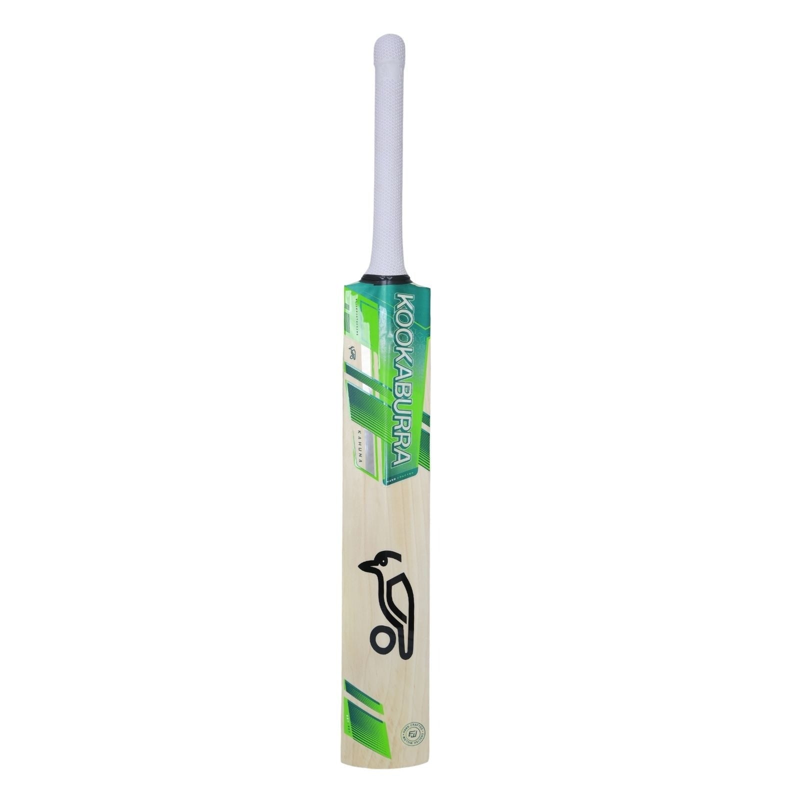 Back profile of the KB Big Kahuna cricket bat showing the spine and sticker