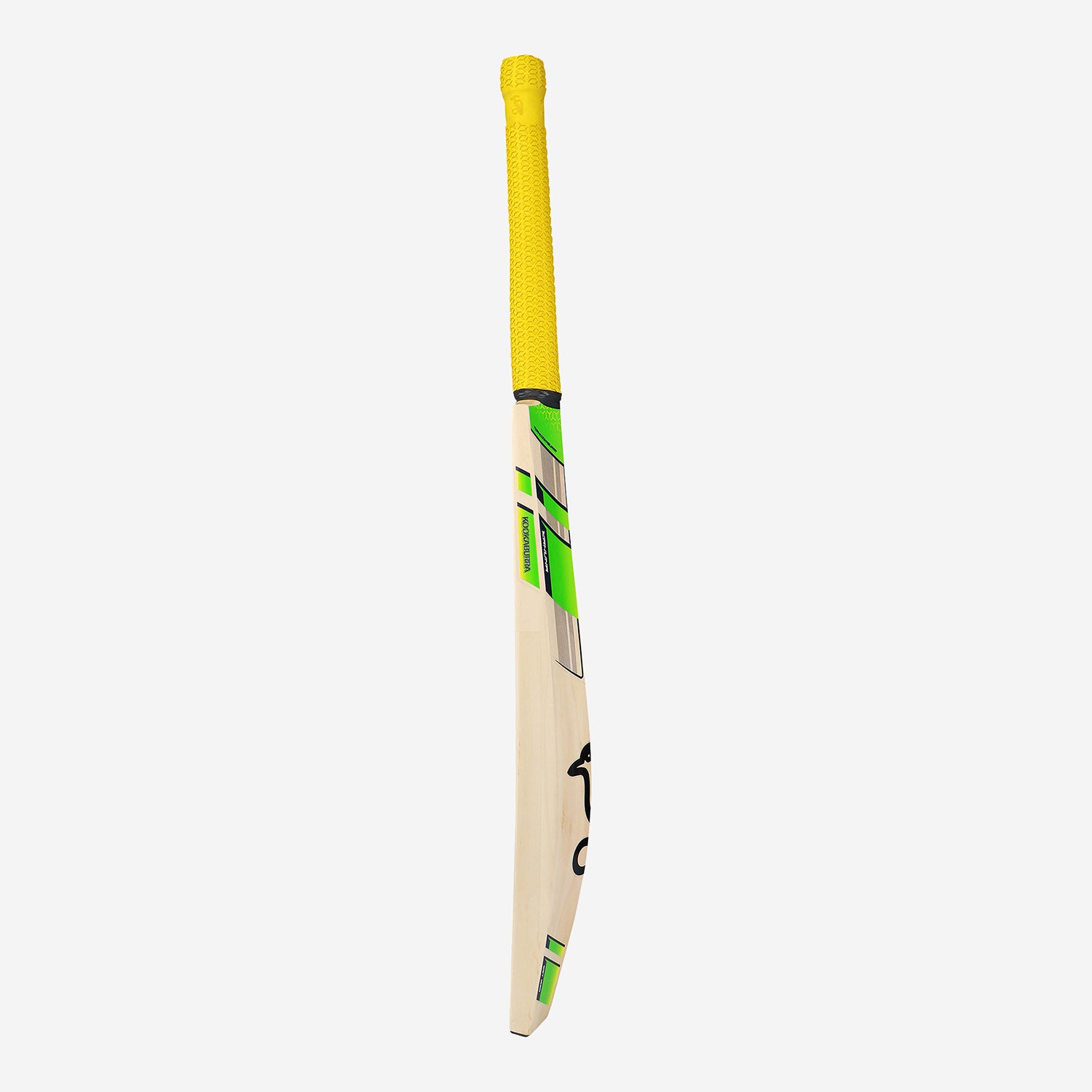 Kookaburra branding and Kahuna Pro 5.0 logo on the cricket bat