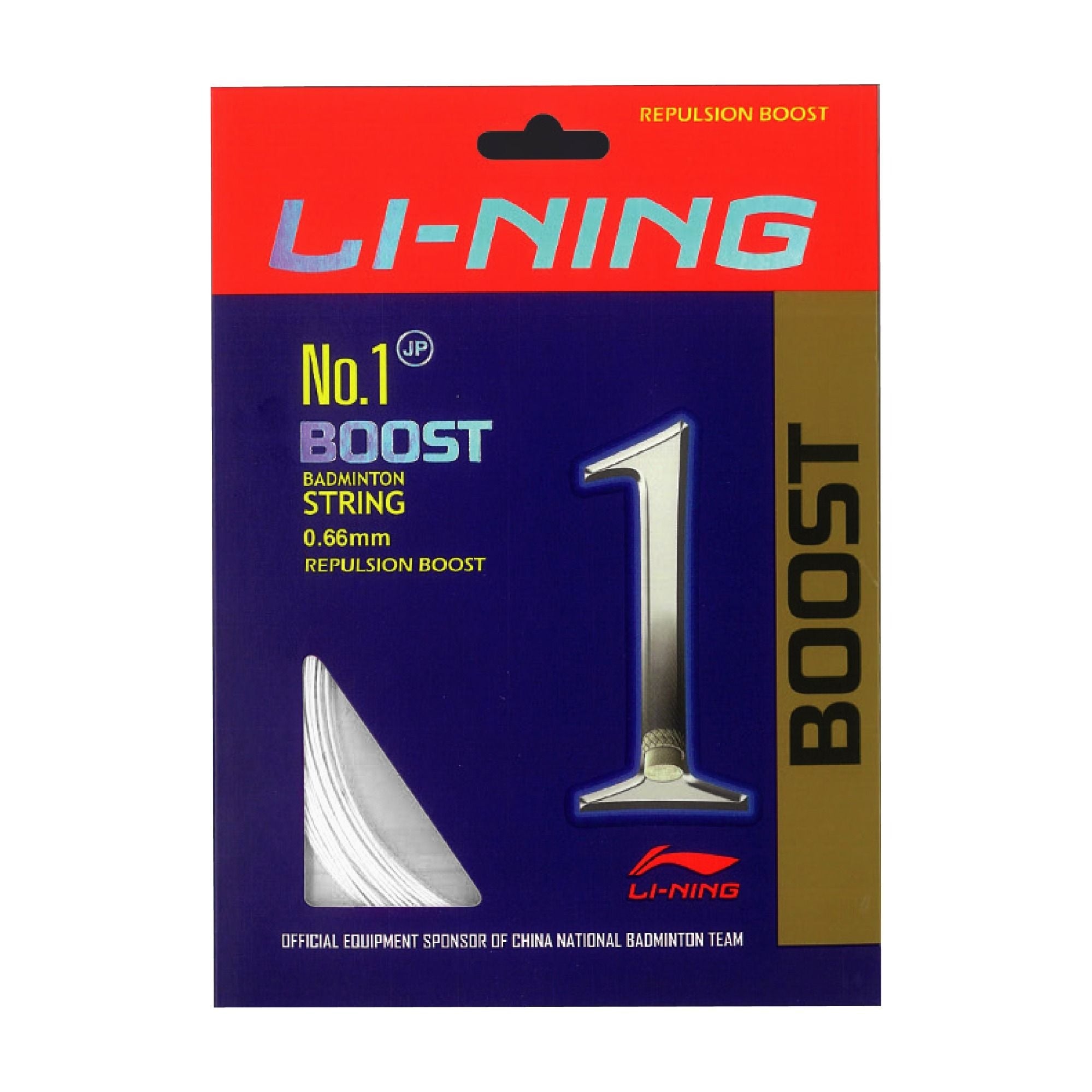 Li-Ning No. 1 Boost badminton string with nano-braided core