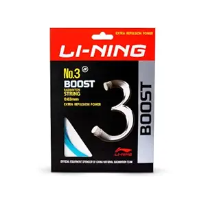Li-Ning No.3 Boost badminton strings for high repulsion and precise shots