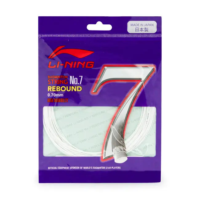 Li-Ning No.7 Rebound Badminton Strings for powerful badminton play
