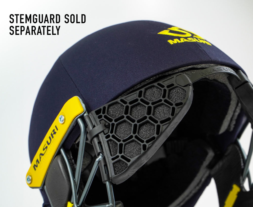 Inner padding and liner of the Masuri C Line Plus steel cricket helmet