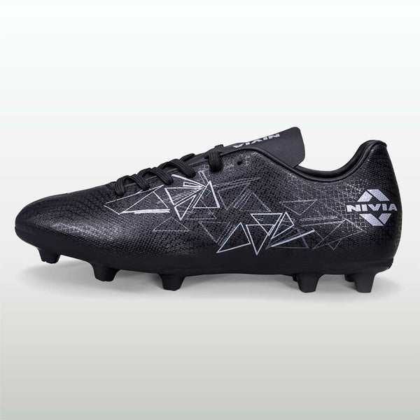 Top view of the Nivia Carbonite 7.0 football boots showing the professional design