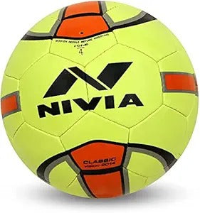 Nivia Classic football size 5 durable hand stitched ball front view