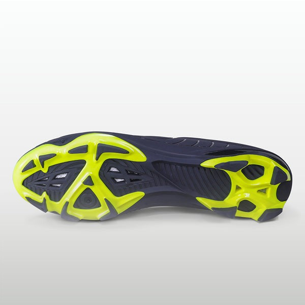 High-traction outsole and studs of the Nivia Dominator 2.0 football boots