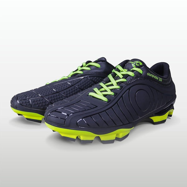 Close-up of the durable upper on the Nivia Dominator 2.0 football shoes