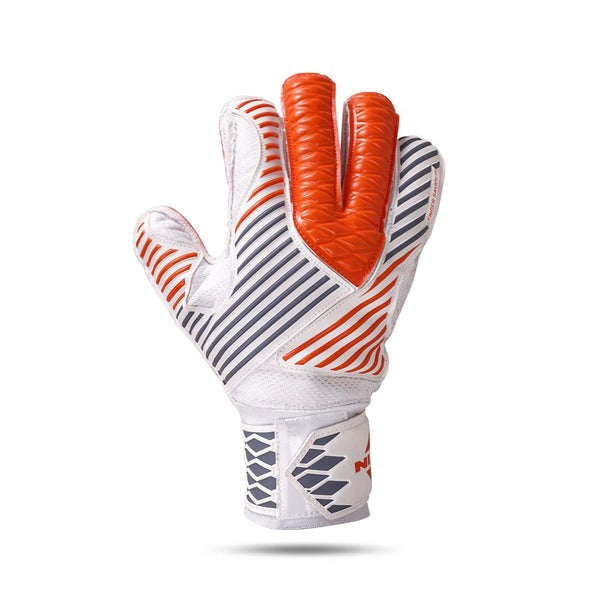 Breathable mesh backhand of the Nivia Finger Saver goalkeeper gloves