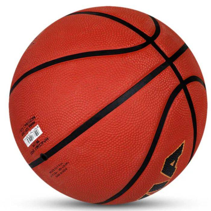 Close-up of the grip surface and channels on the Nivia Top basketball