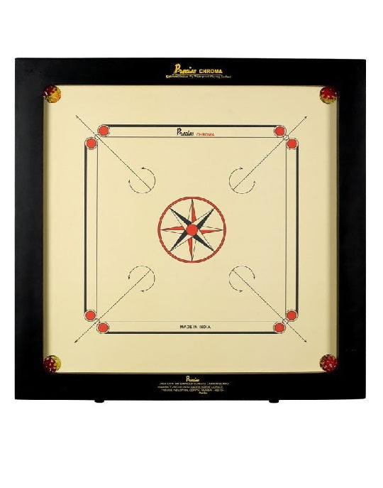 Precise Chroma Champion Carrom Board for Tournament & Professional Play