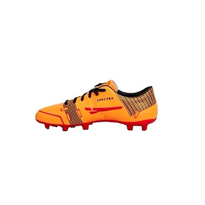 Pair of Sega Spectra football shoes, side view