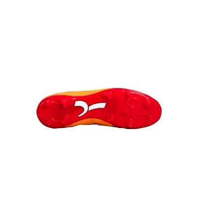 Lightweight upper and laces of the Sega Spectra kids football shoes for a secure fit