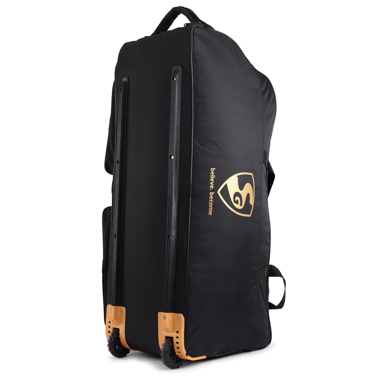 Inside of SG 22 Yard X3 cricket kit bag with space for bats, pads and gloves