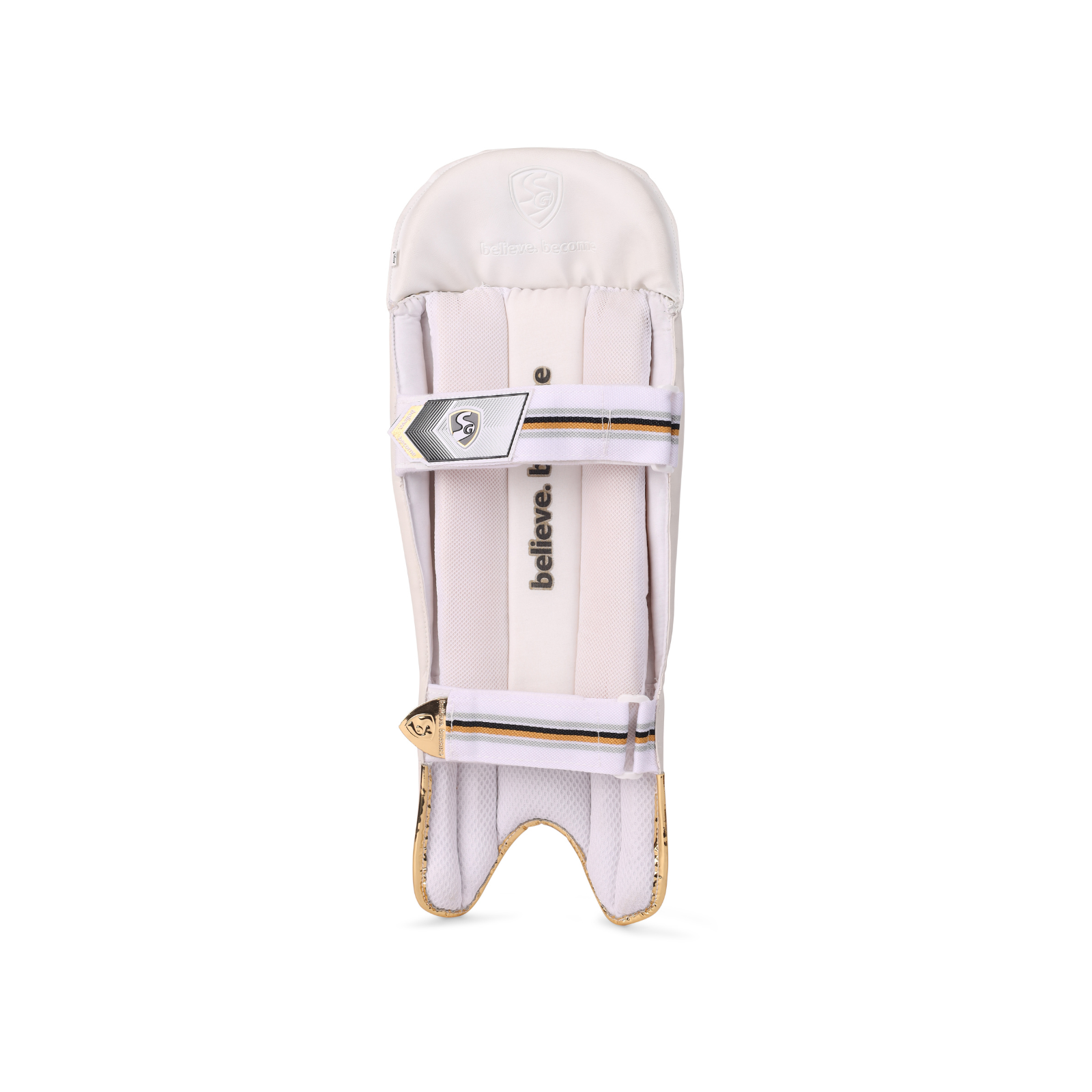 Flexible, strongly protective panels on the SG Hilite wicket keeping leg guards
