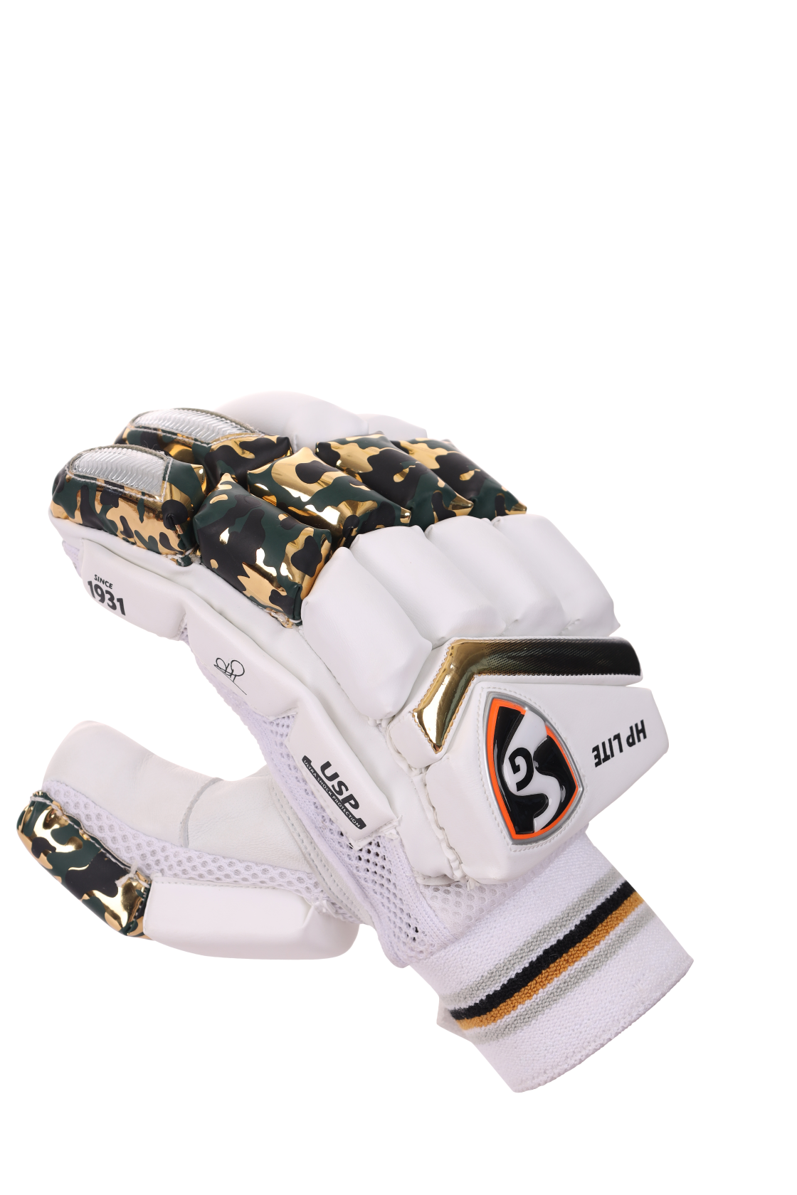 Wrist strap and cuff of the SG HP Lite batting gloves