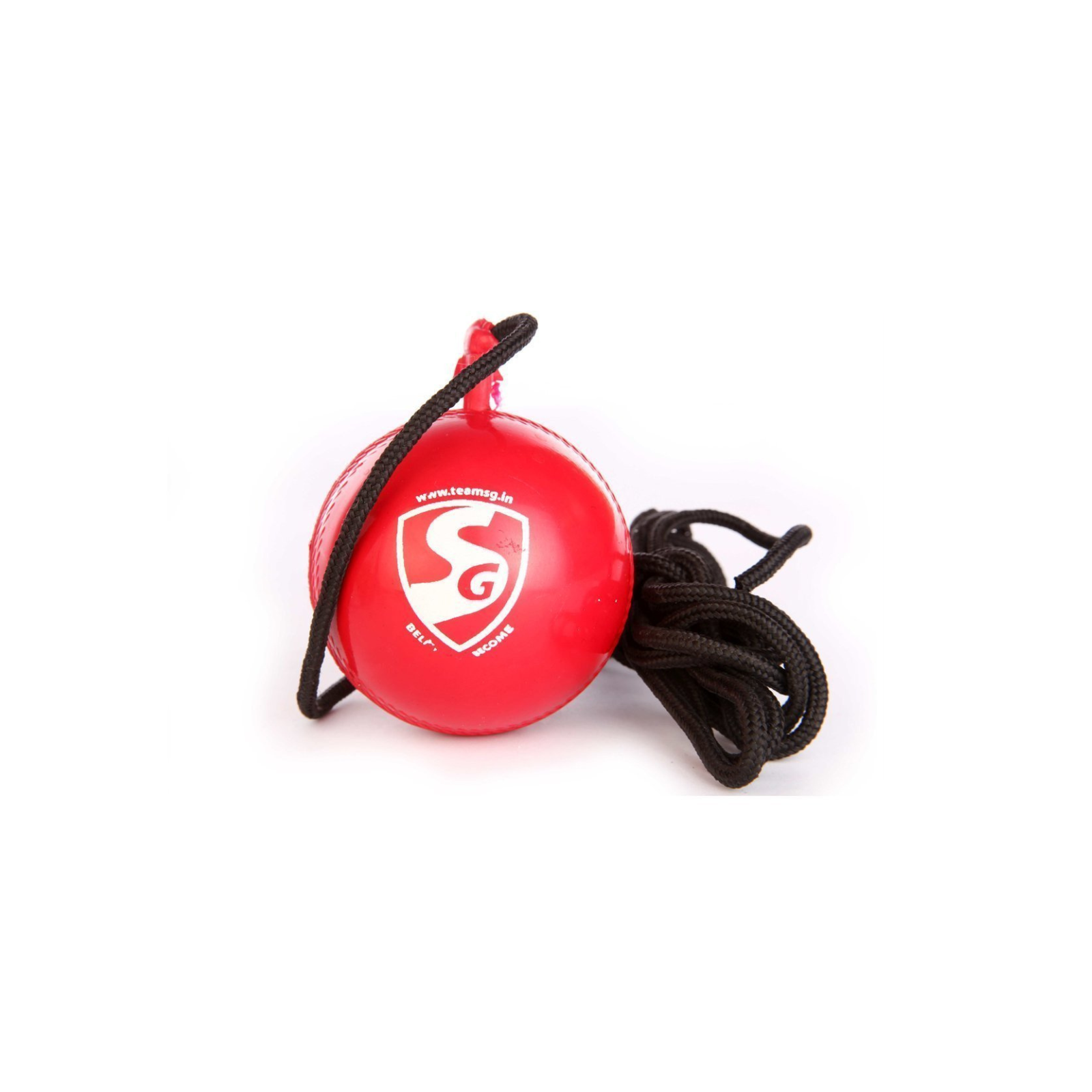 SG iBall cricket practice ball with cord