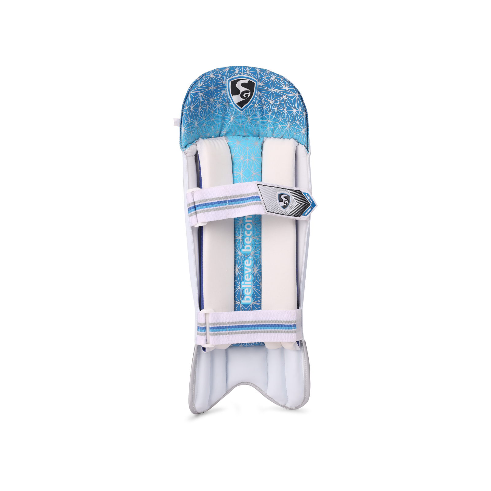 Flexible protective panels on the SG League wicket keeping leg guards