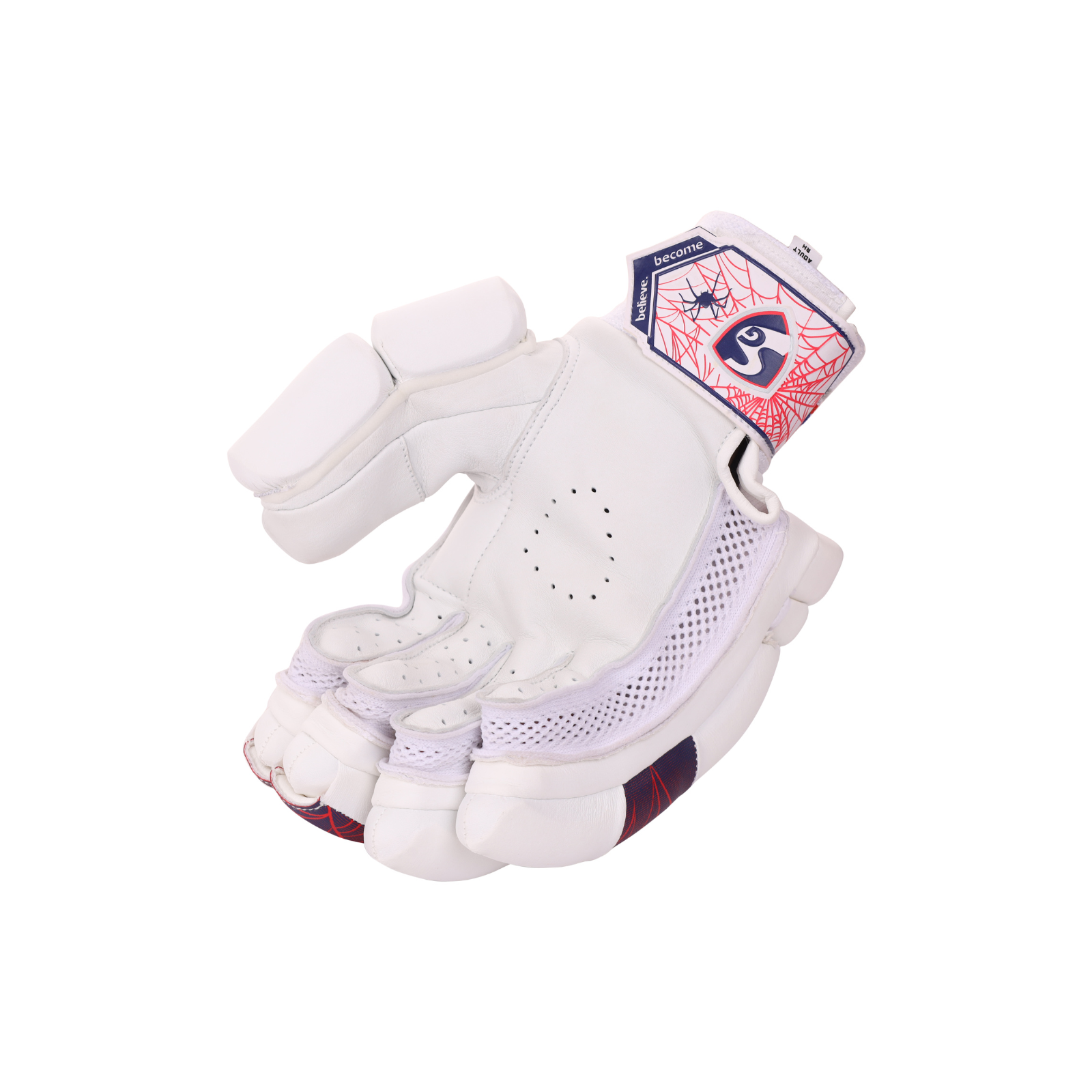 Thumb guard close-up of the SG RP 17 cricket batting gloves