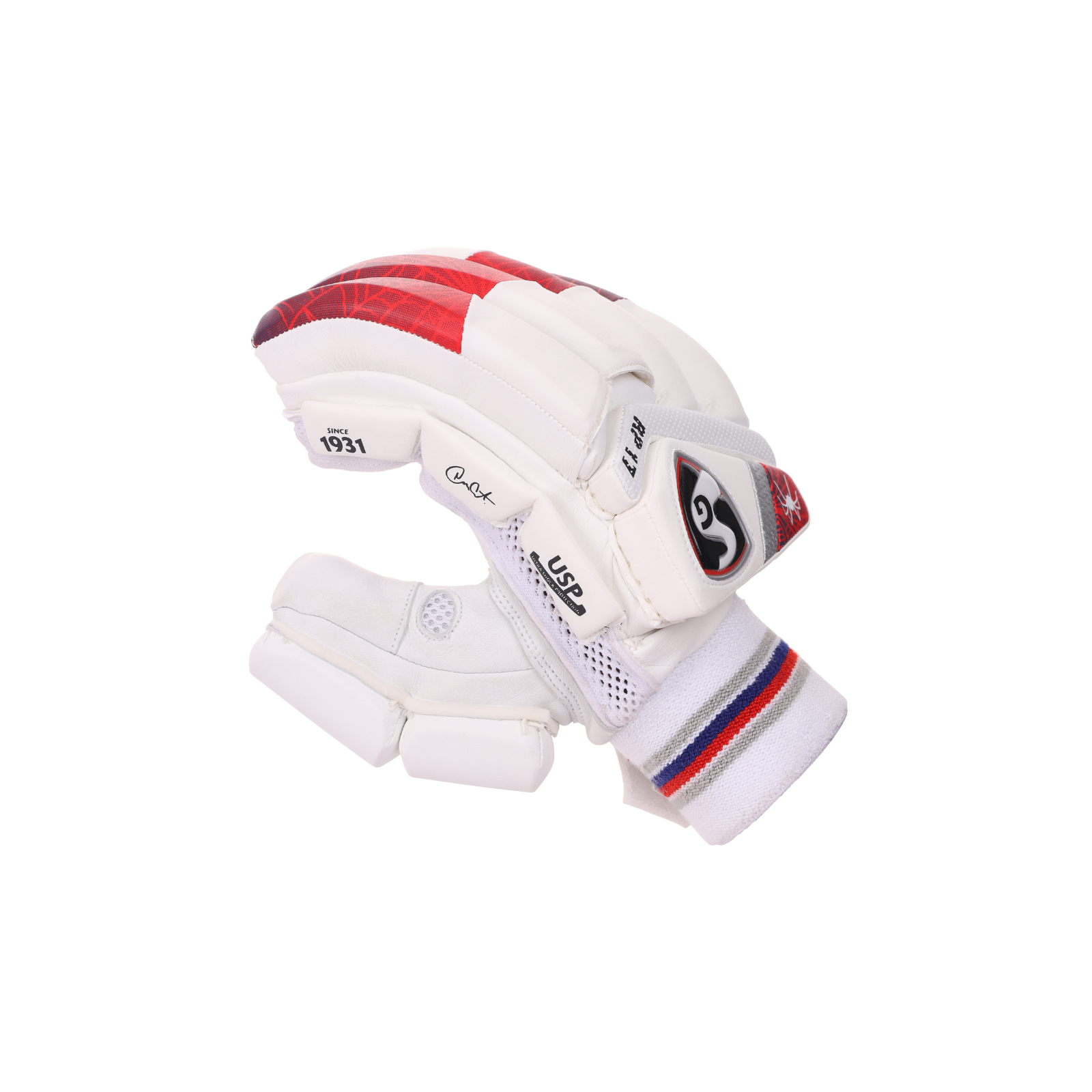 Back-of-hand protection on the SG RP 17 batting gloves