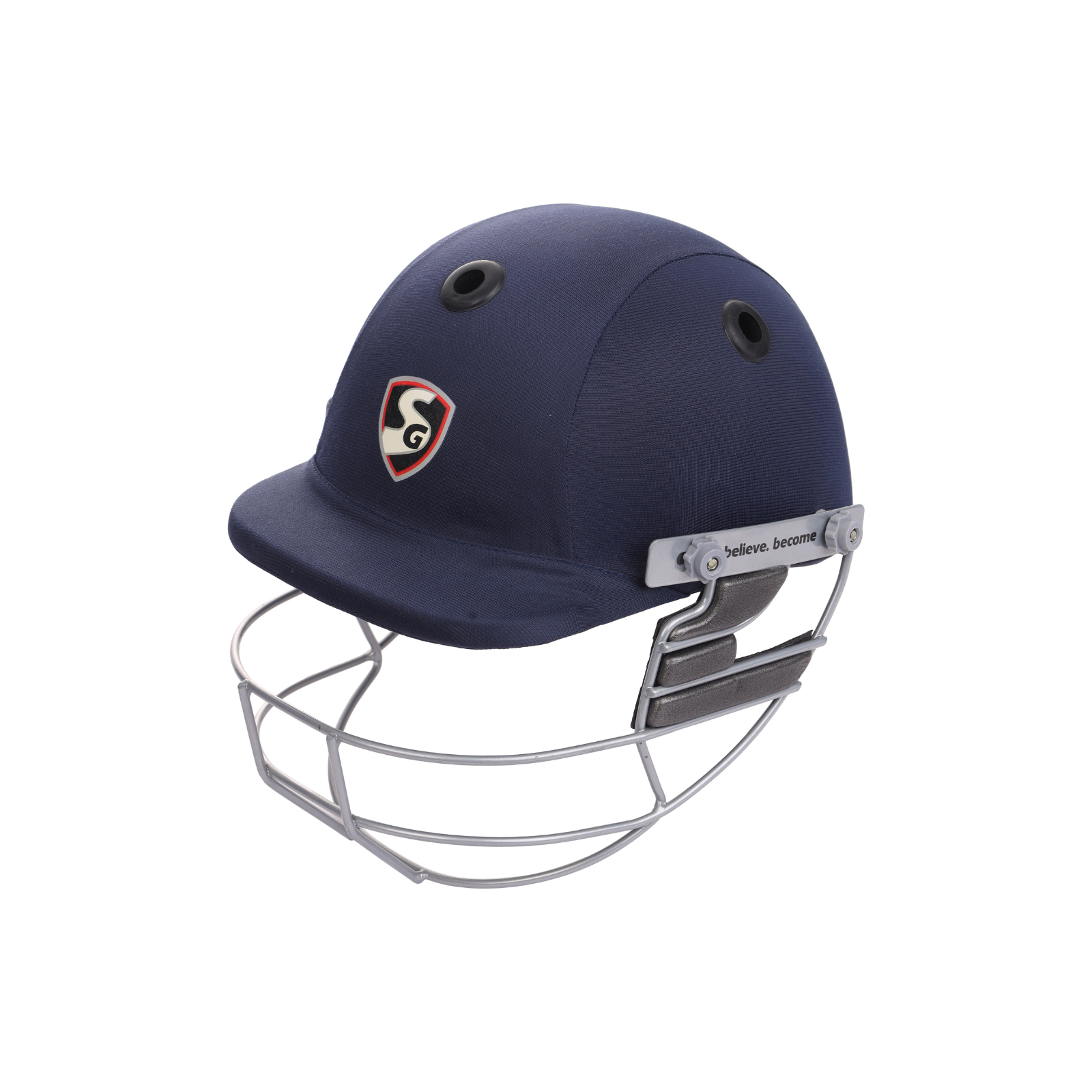 Side profile of the SG Smartech helmet showing the impact-resistant shell