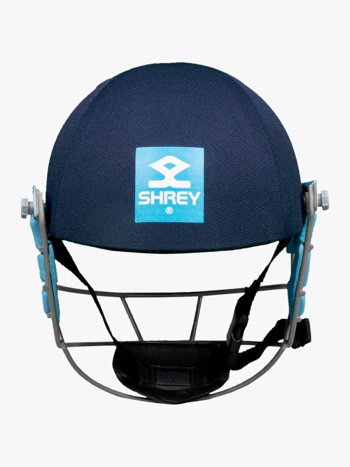 Grille and peak detail of the Shrey Star Junior 2.0 junior cricket helmet